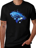 Unicorn Warrior Graphic Black T-Shirt
