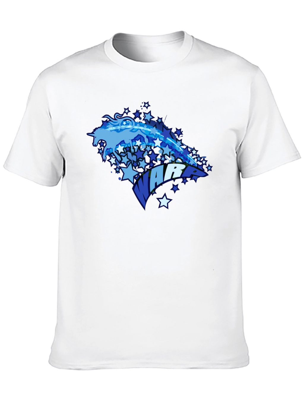 Unicorn Warrior Graphic Black T-Shirt