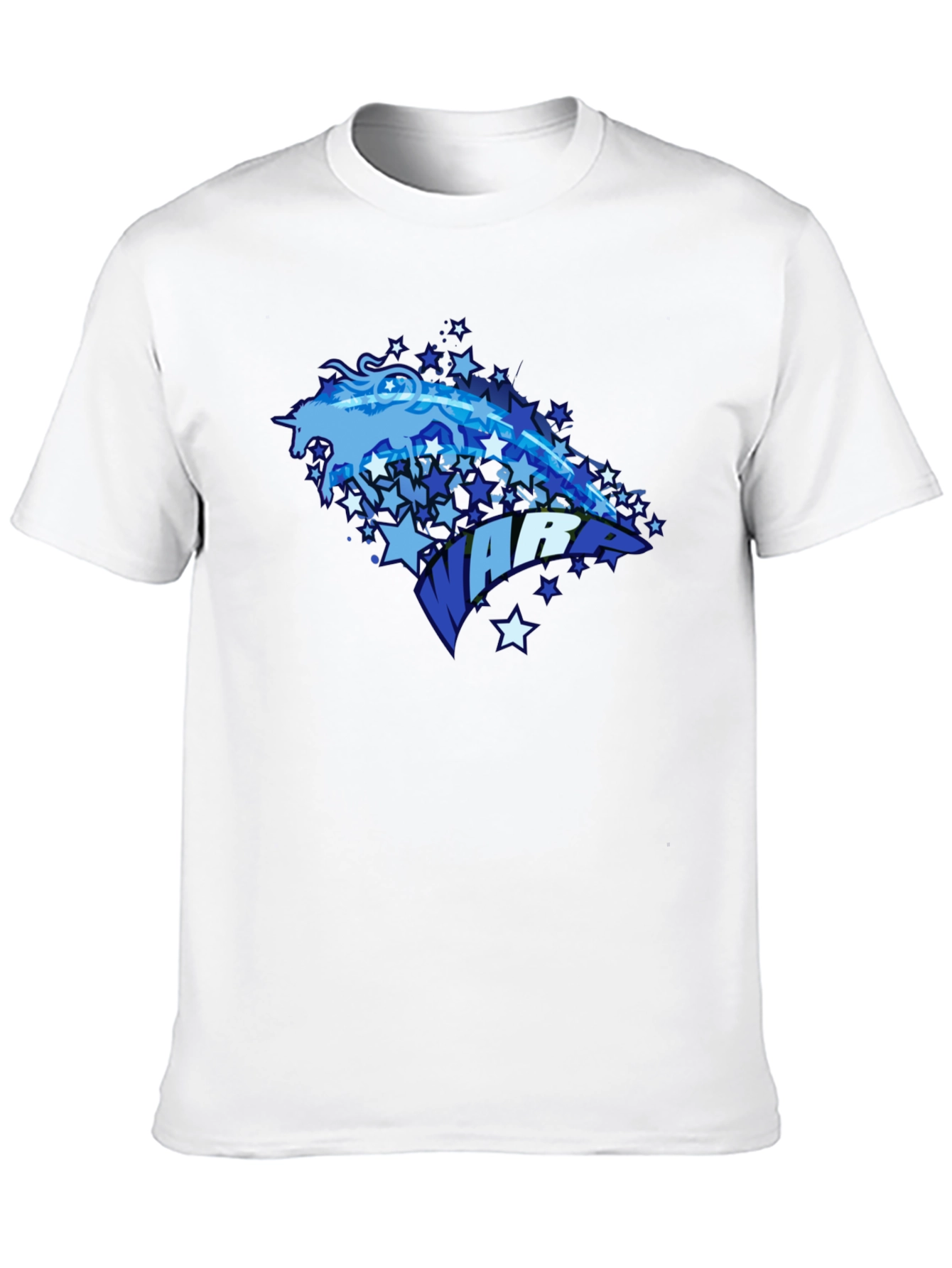 Unicorn Warrior Graphic Black T-Shirt