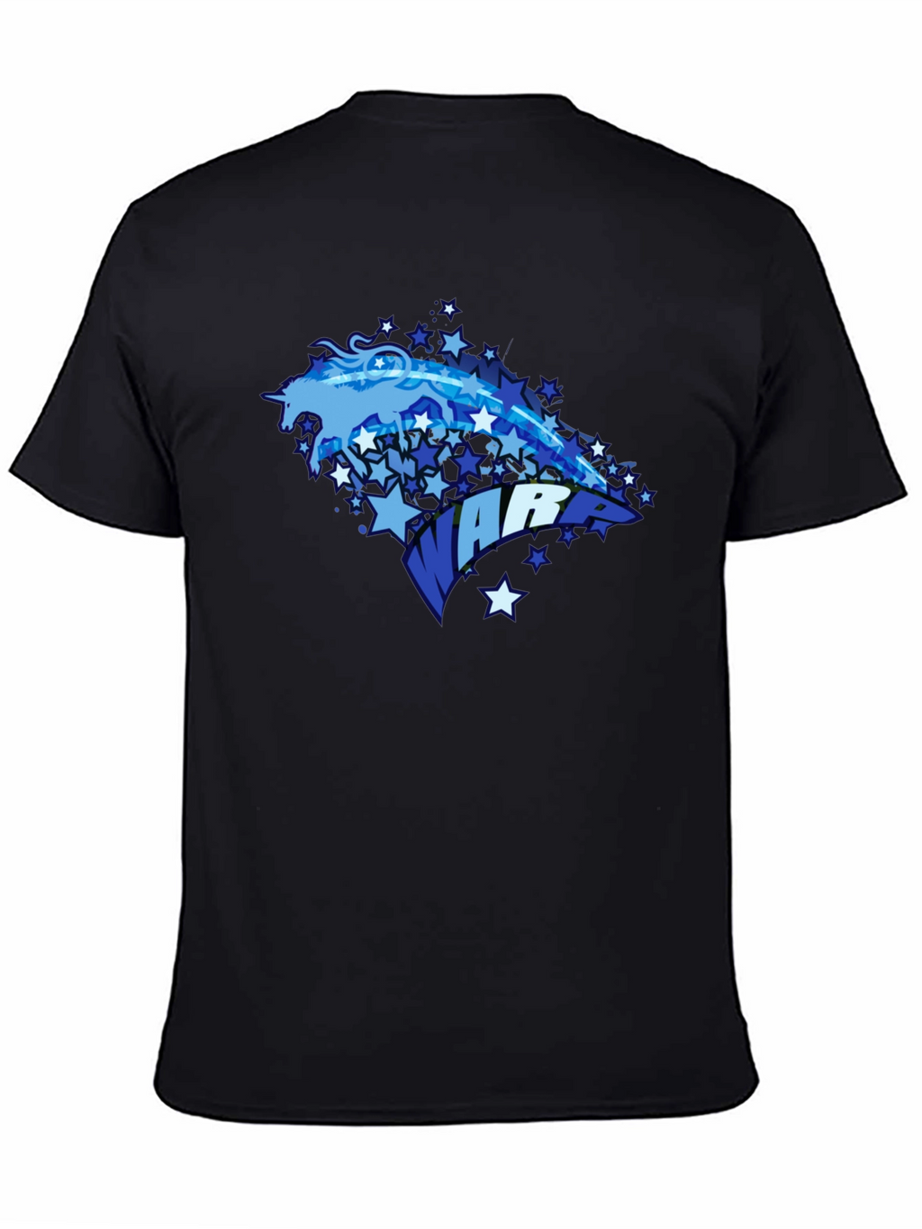 Unicorn Warrior Graphic Black T-Shirt