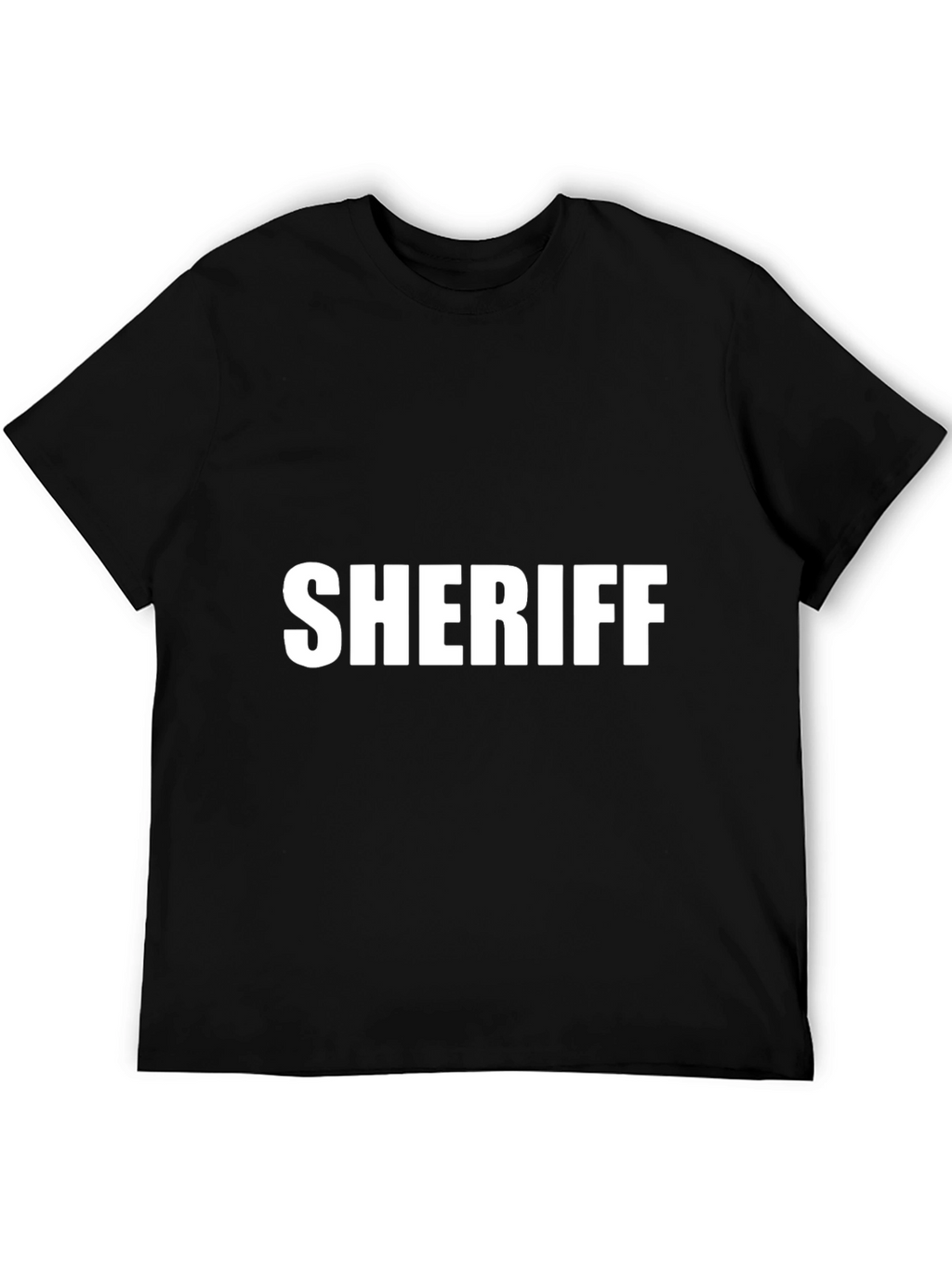 Sheriff Graphic Tee - Classic Black T-Shirt