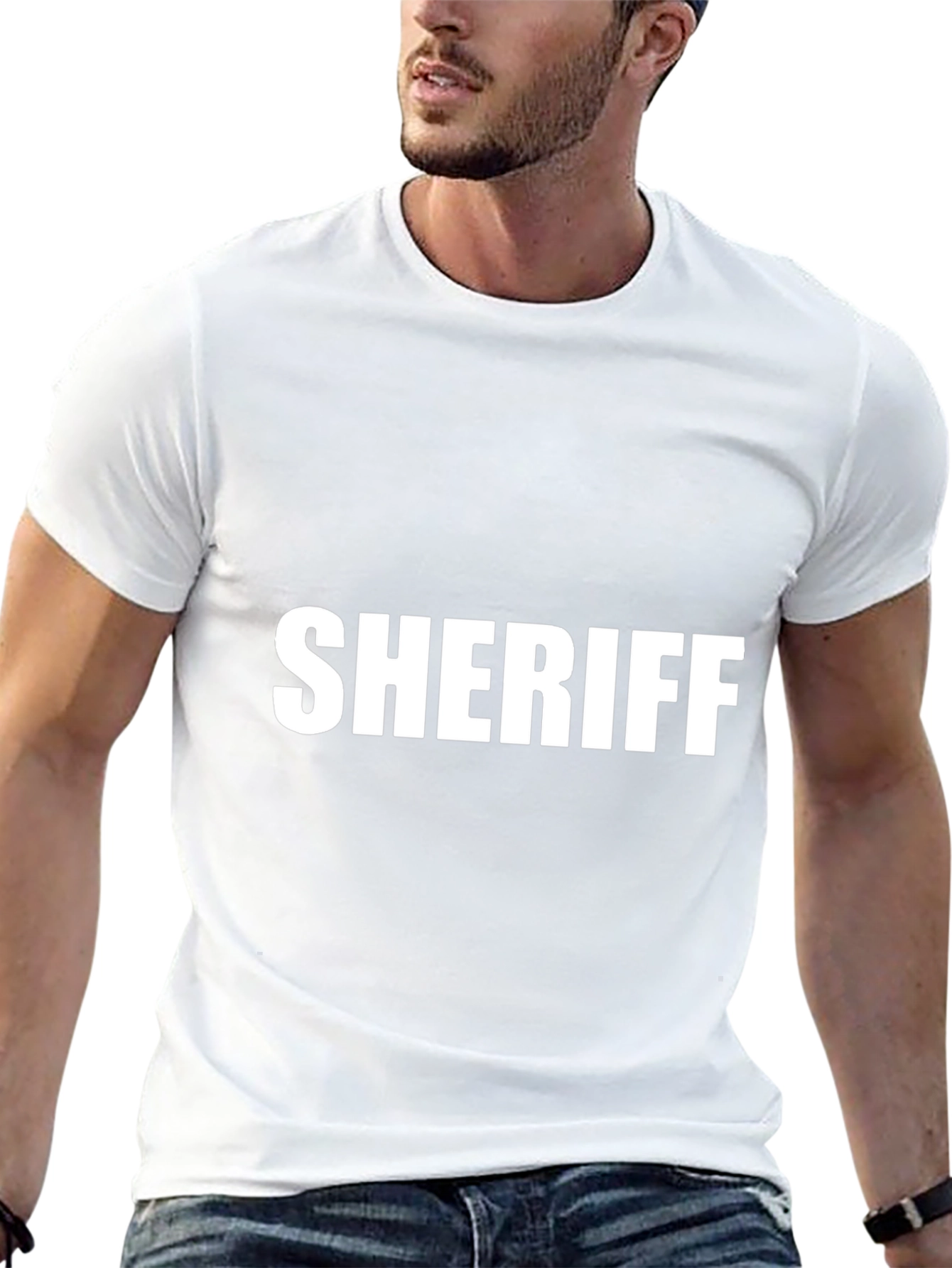 Sheriff Graphic Tee - Classic Black T-Shirt