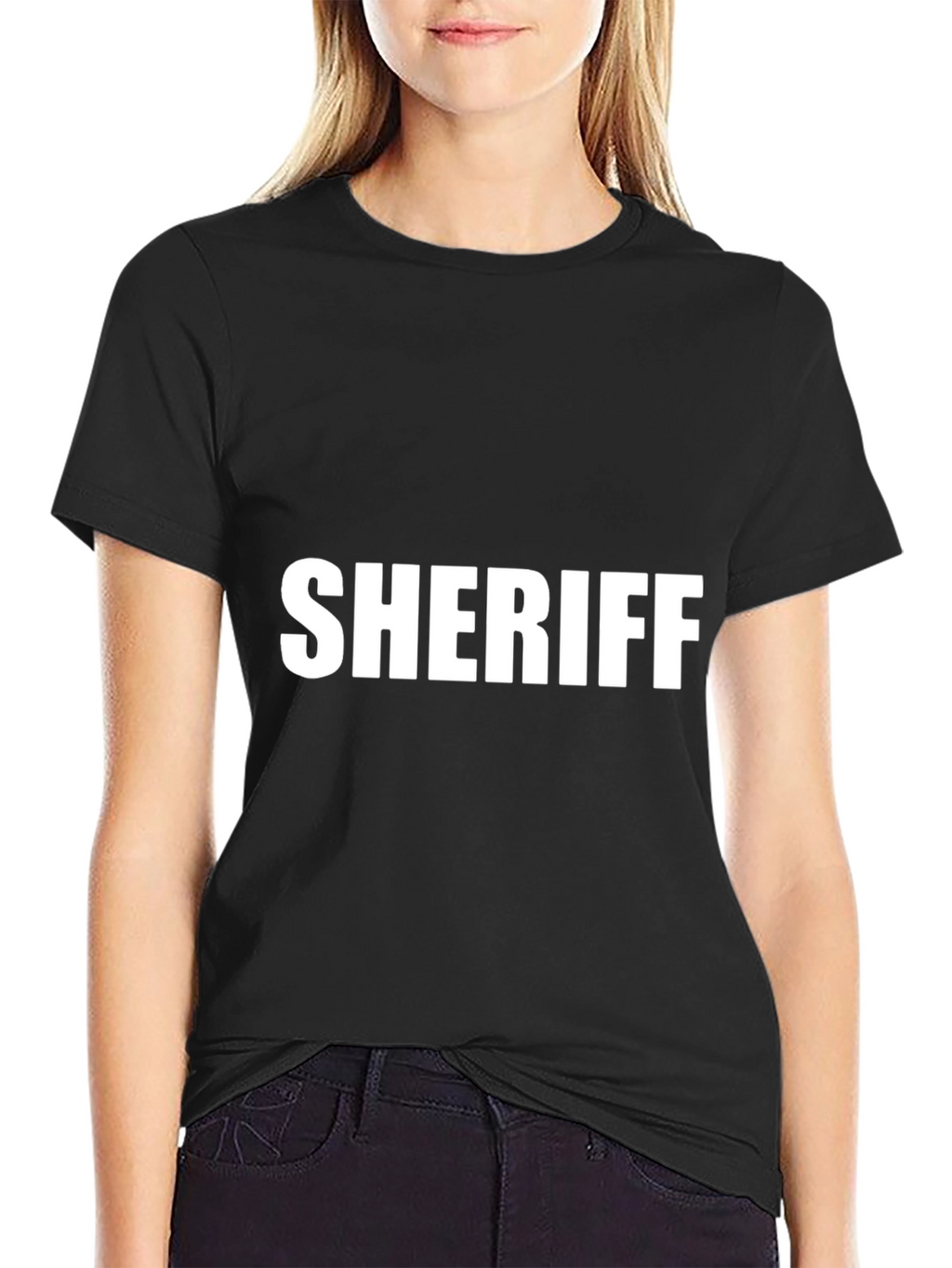 Sheriff Graphic Tee - Classic Black T-Shirt