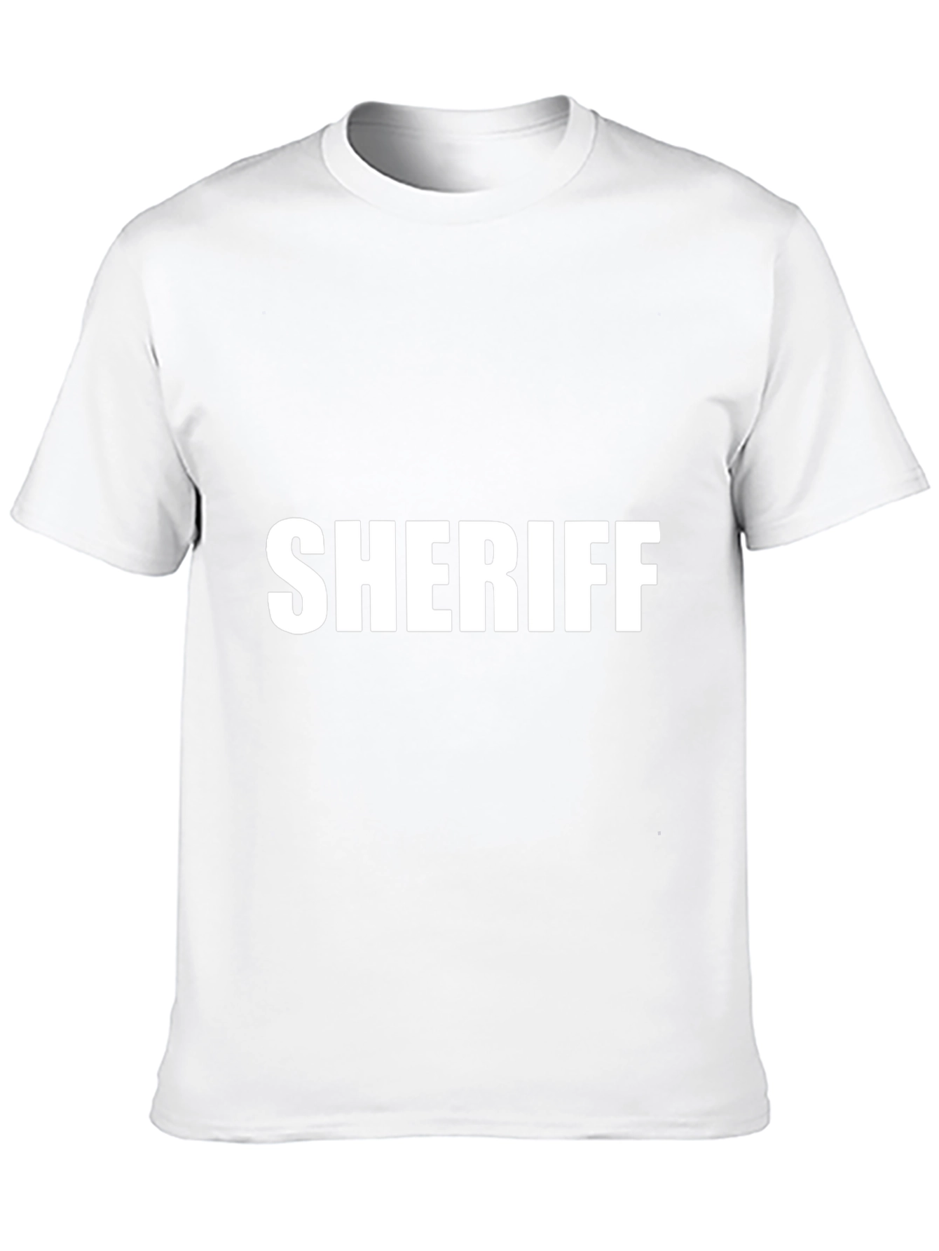 Sheriff Graphic Tee - Classic Black T-Shirt