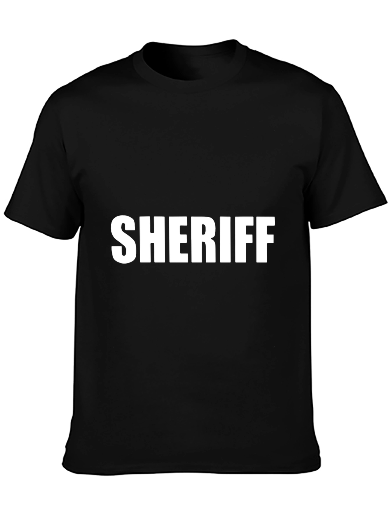 Sheriff Graphic Tee - Classic Black T-Shirt