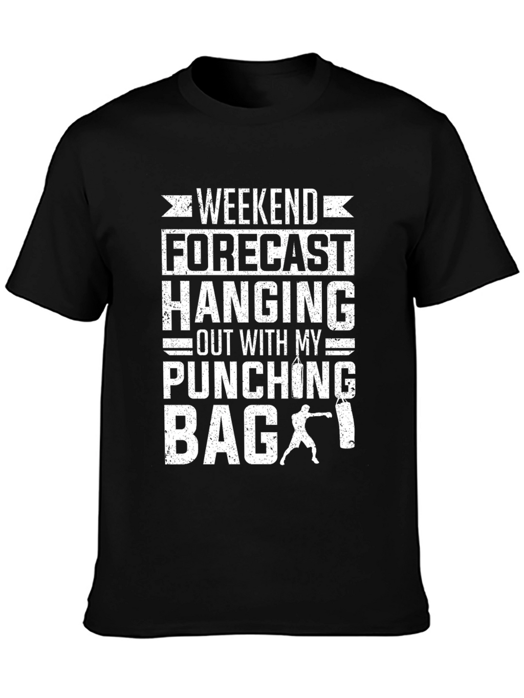 Weekend Forecast Punching Bag Graphic Tee