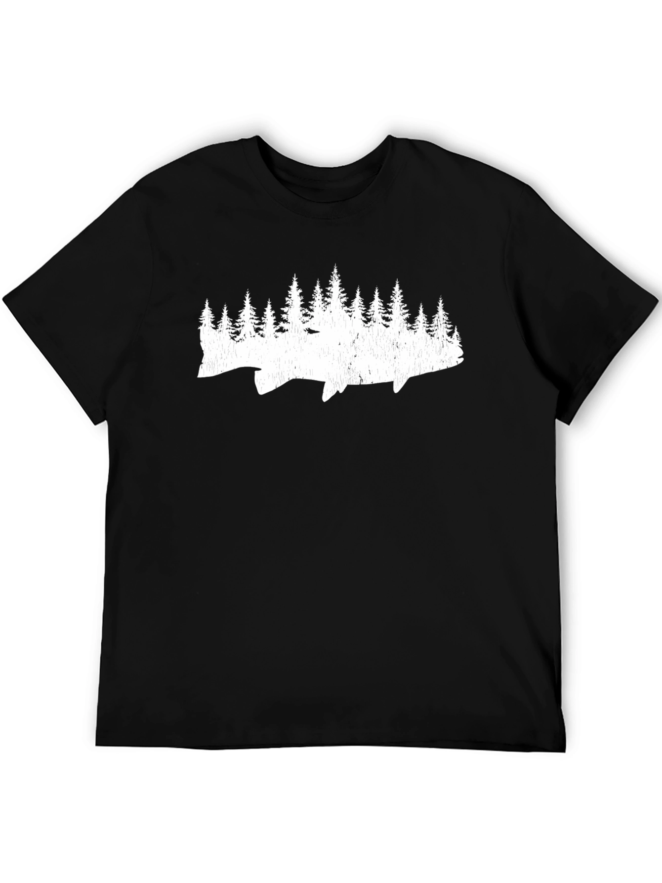 Nature Fish Graphic Tee - Soft Cotton Comfort