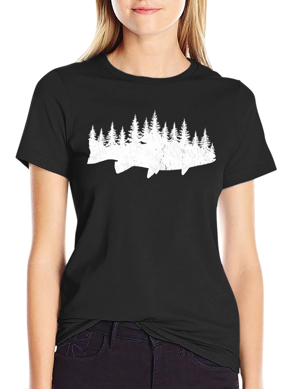 Nature Fish Graphic Tee - Soft Cotton Comfort