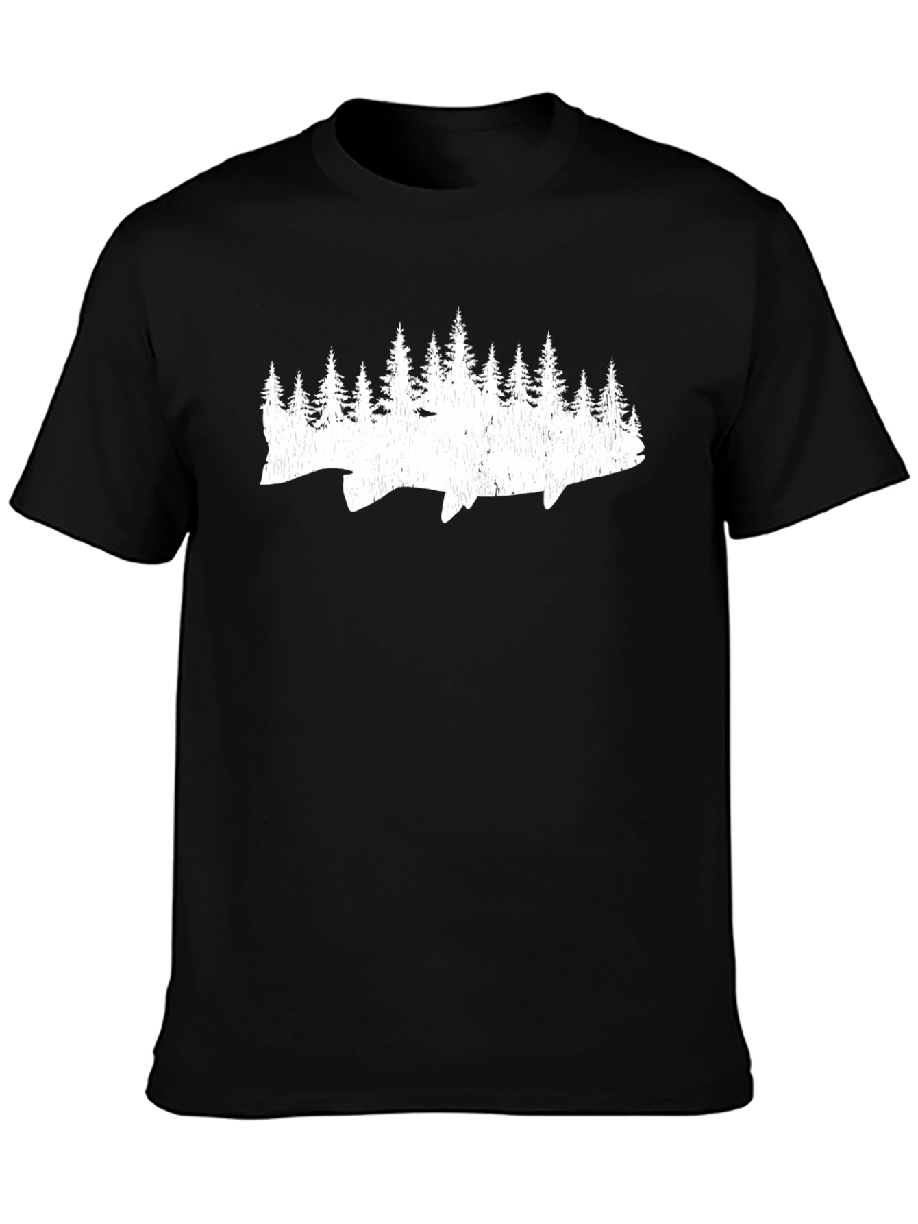 Nature Fish Graphic Tee - Soft Cotton Comfort