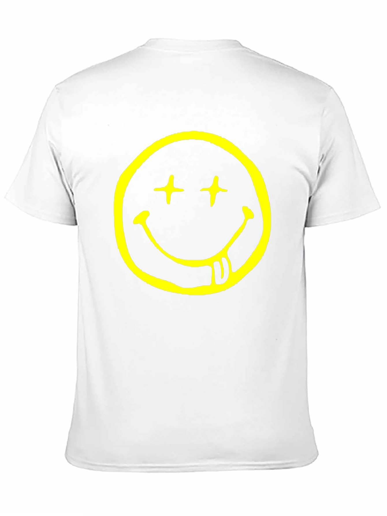 Nirvana Smiley Face Black Graphic T-Shirt