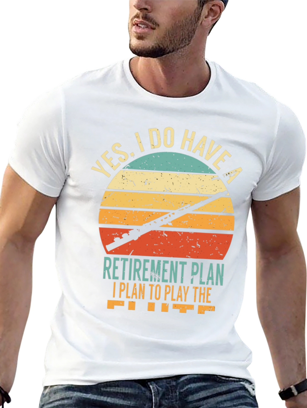 Flute Retirement Plan Graphic Tee