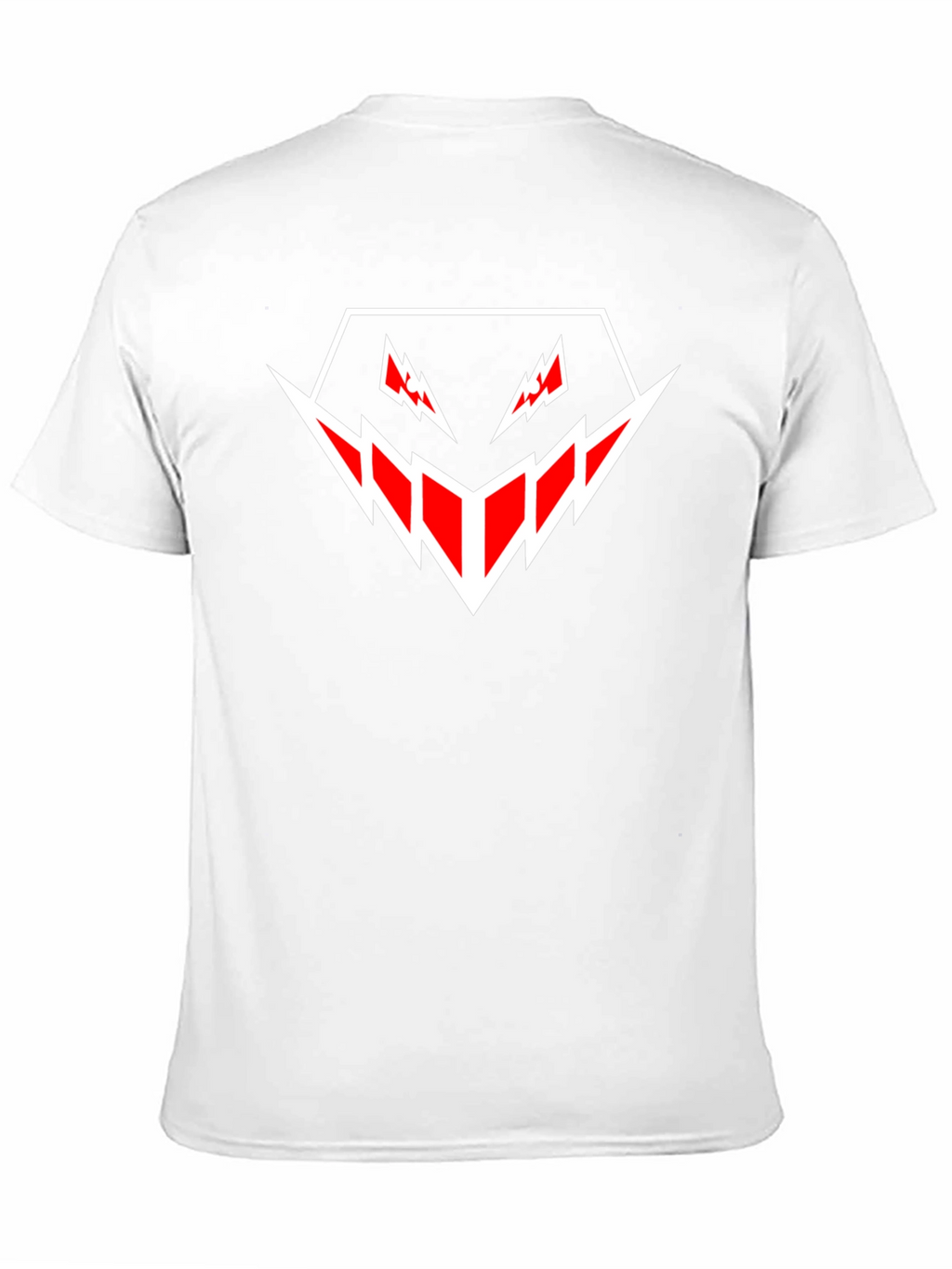 Mens Black T-Shirt with Geometric Graphic