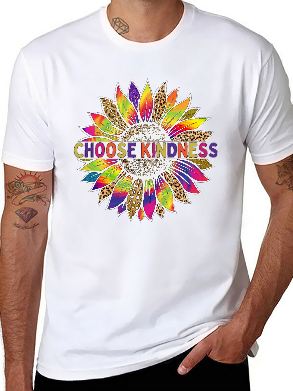 Choose Kindness Sunflower Graphic Tee