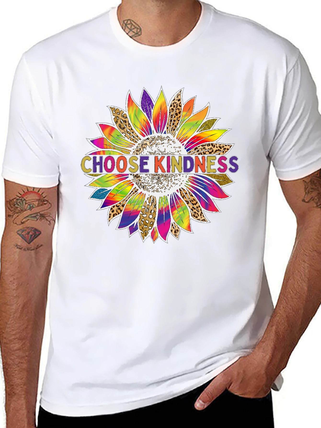 Choose Kindness Sunflower Graphic Tee