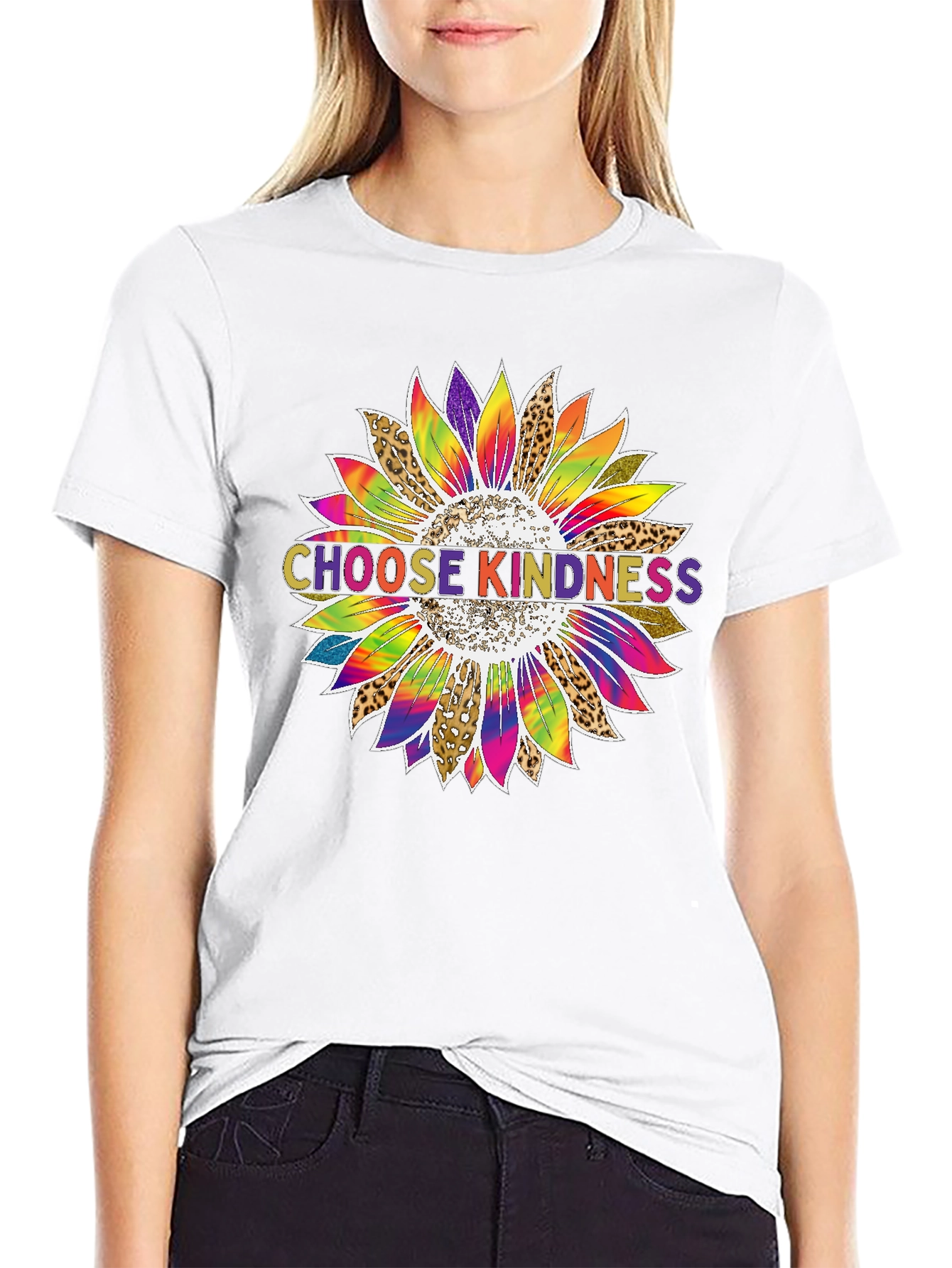 Choose Kindness Sunflower Graphic Tee