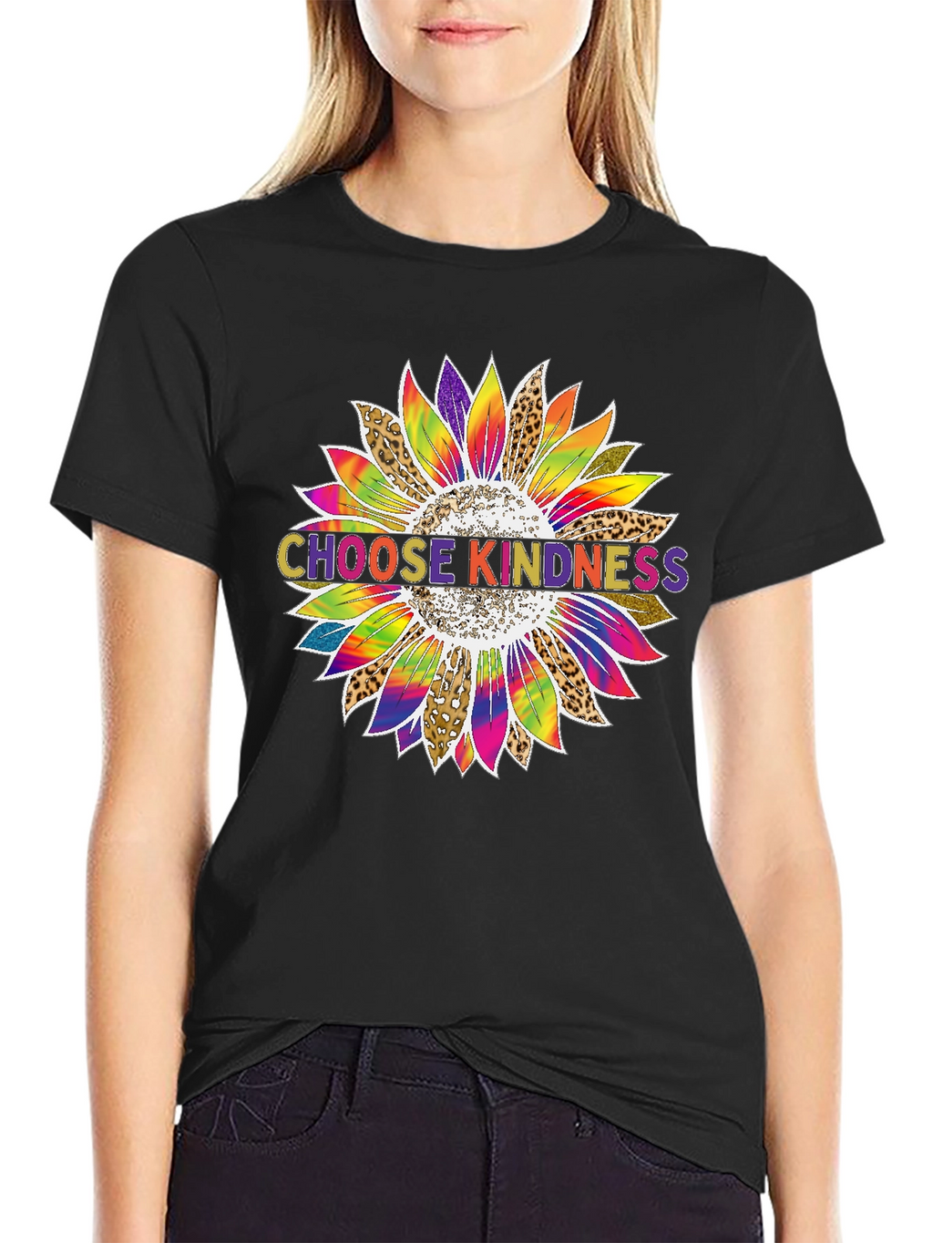Choose Kindness Sunflower Graphic Tee