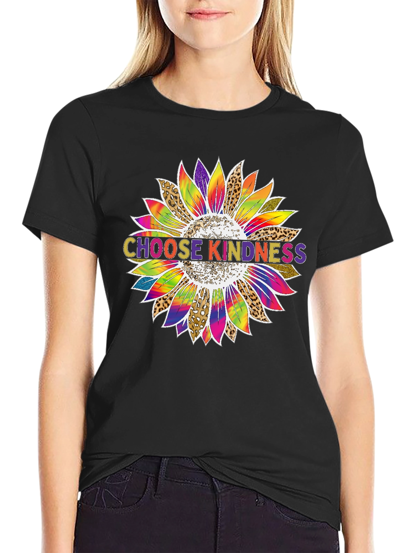 Choose Kindness Sunflower Graphic Tee