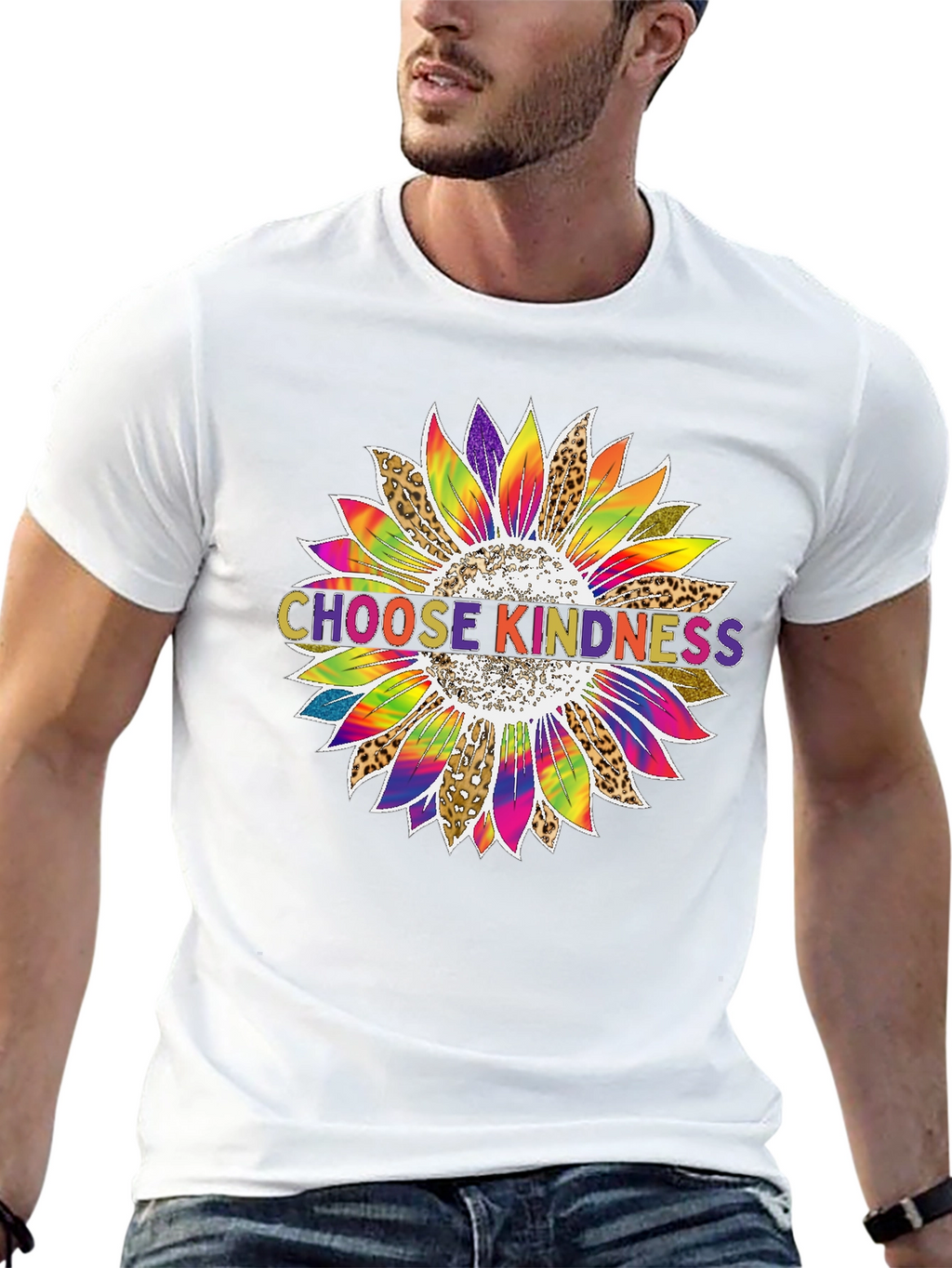 Choose Kindness Sunflower Graphic Tee