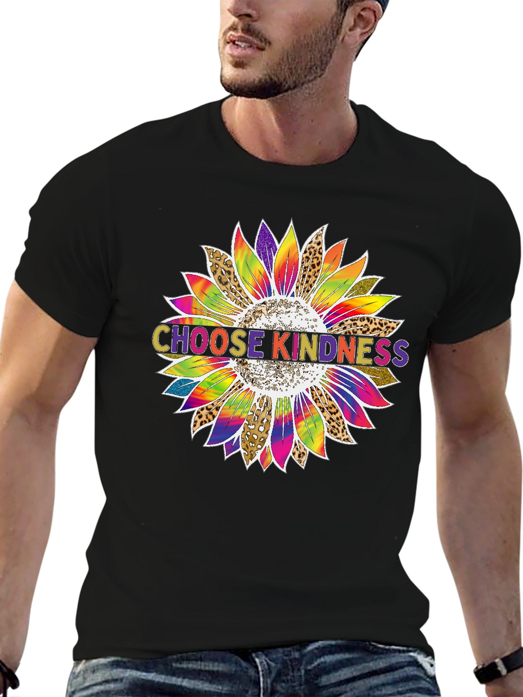 Choose Kindness Sunflower Graphic Tee