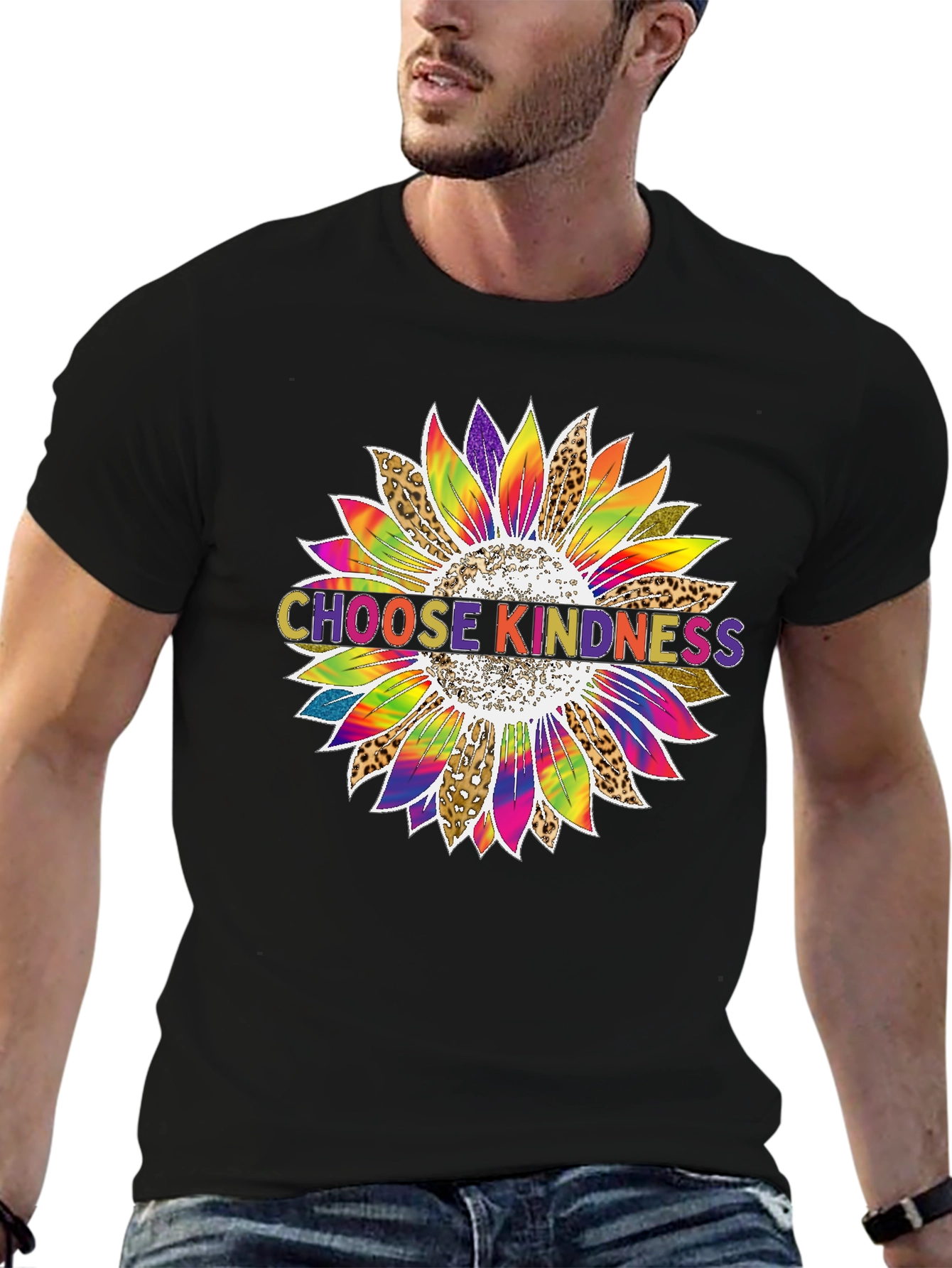 Choose Kindness Sunflower Graphic Tee