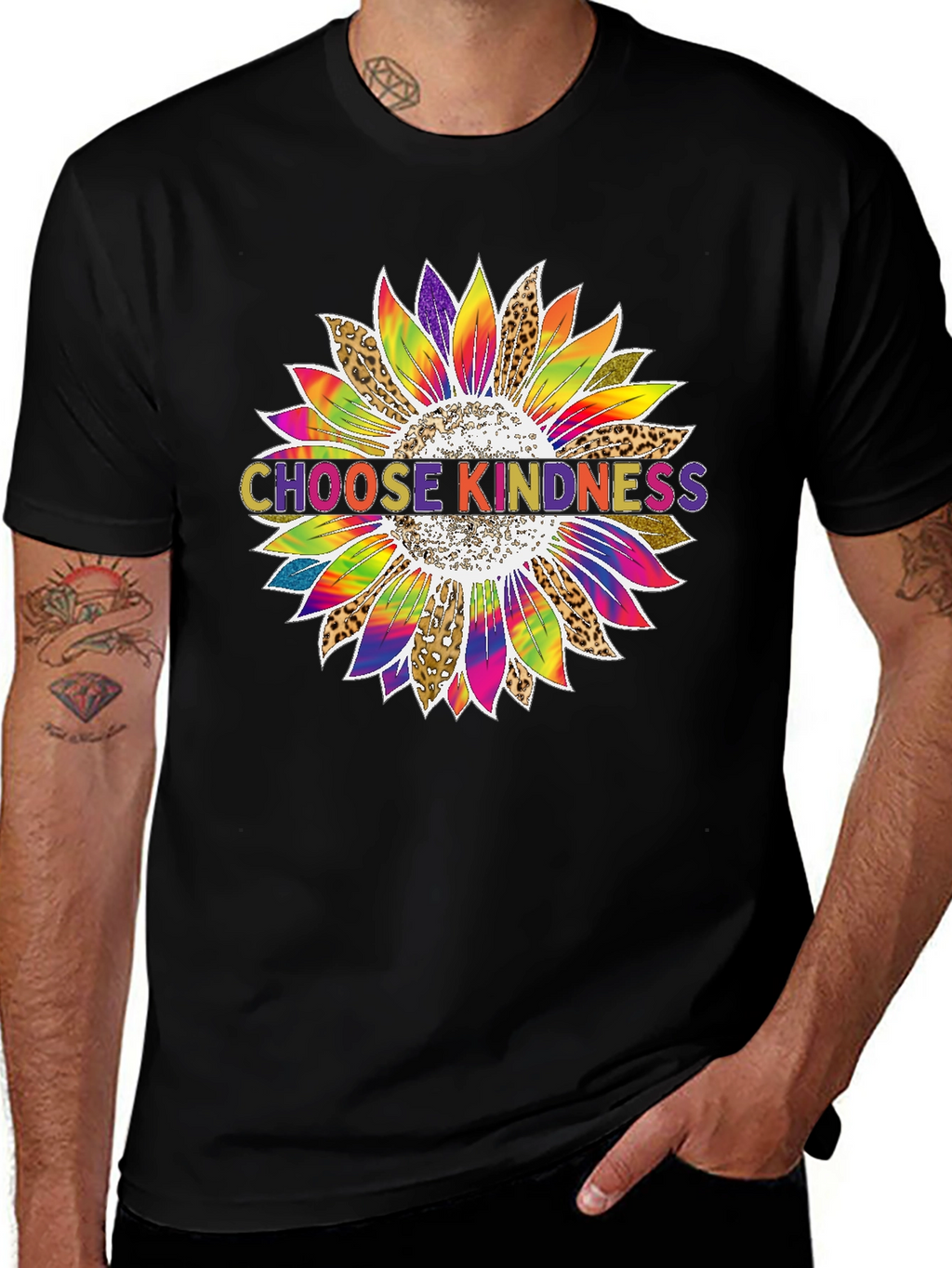 Choose Kindness Sunflower Graphic Tee