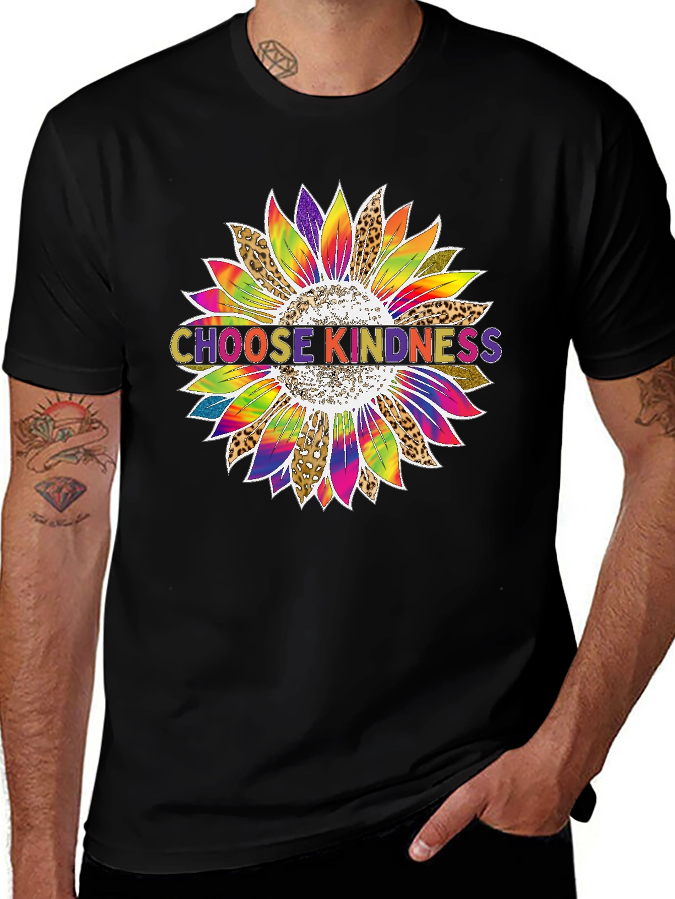 Choose Kindness Sunflower Graphic Tee