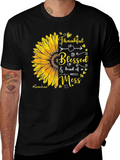 Teacher Sunflower T-Shirt - Thankful Blessed Mess