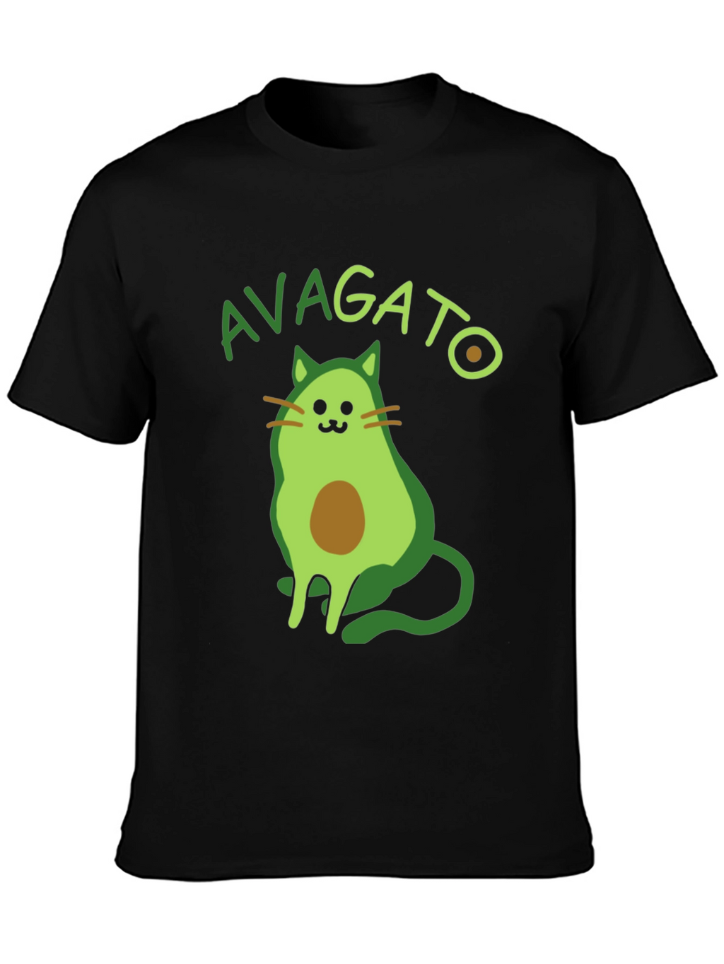 Avagato T-Shirt - Avocado Cat Graphic Tee