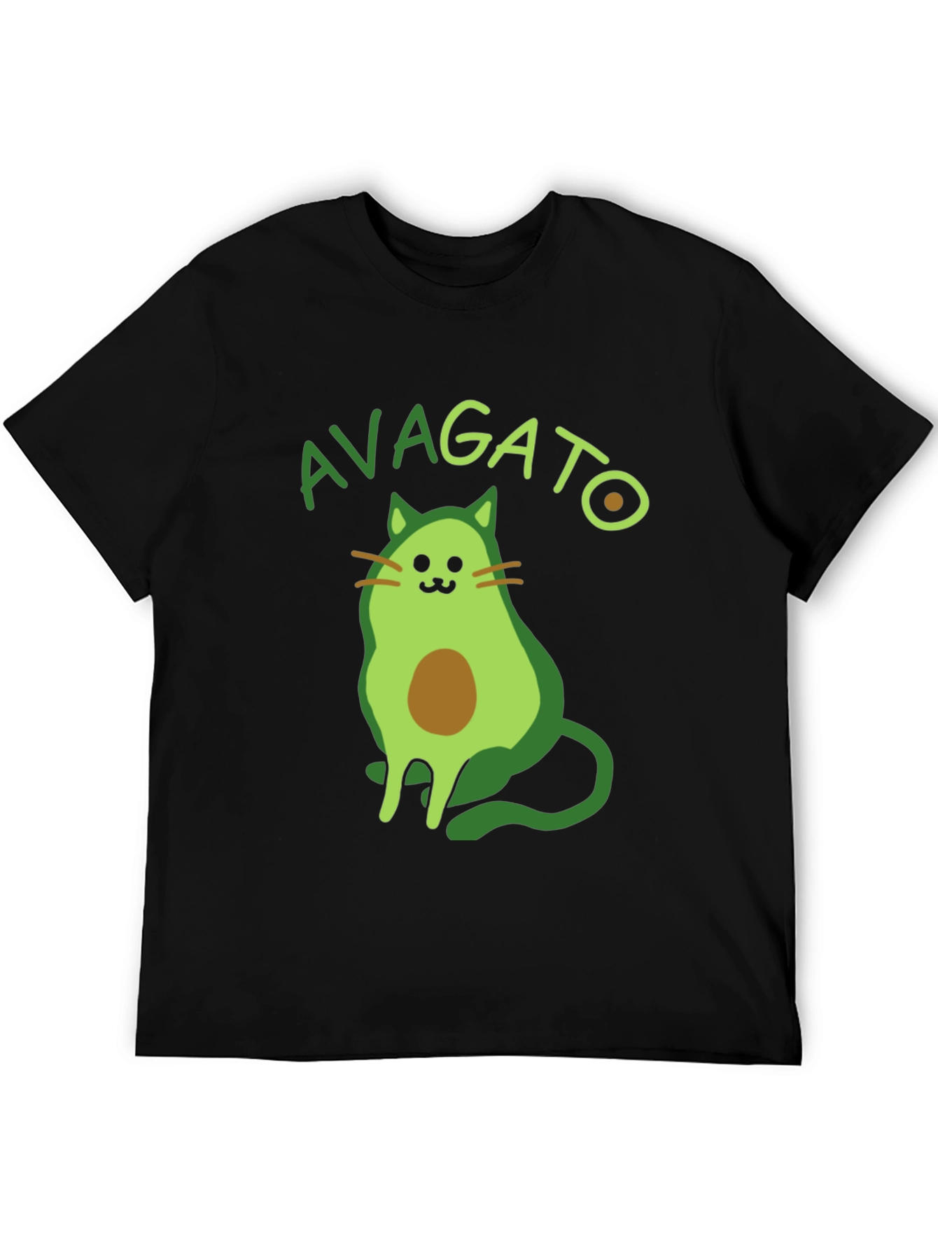Avagato T-Shirt - Avocado Cat Graphic Tee