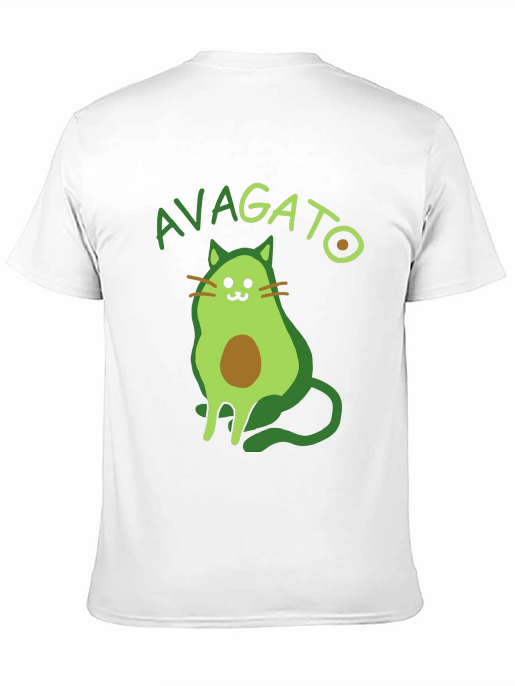 Avagato T-Shirt - Avocado Cat Graphic Tee