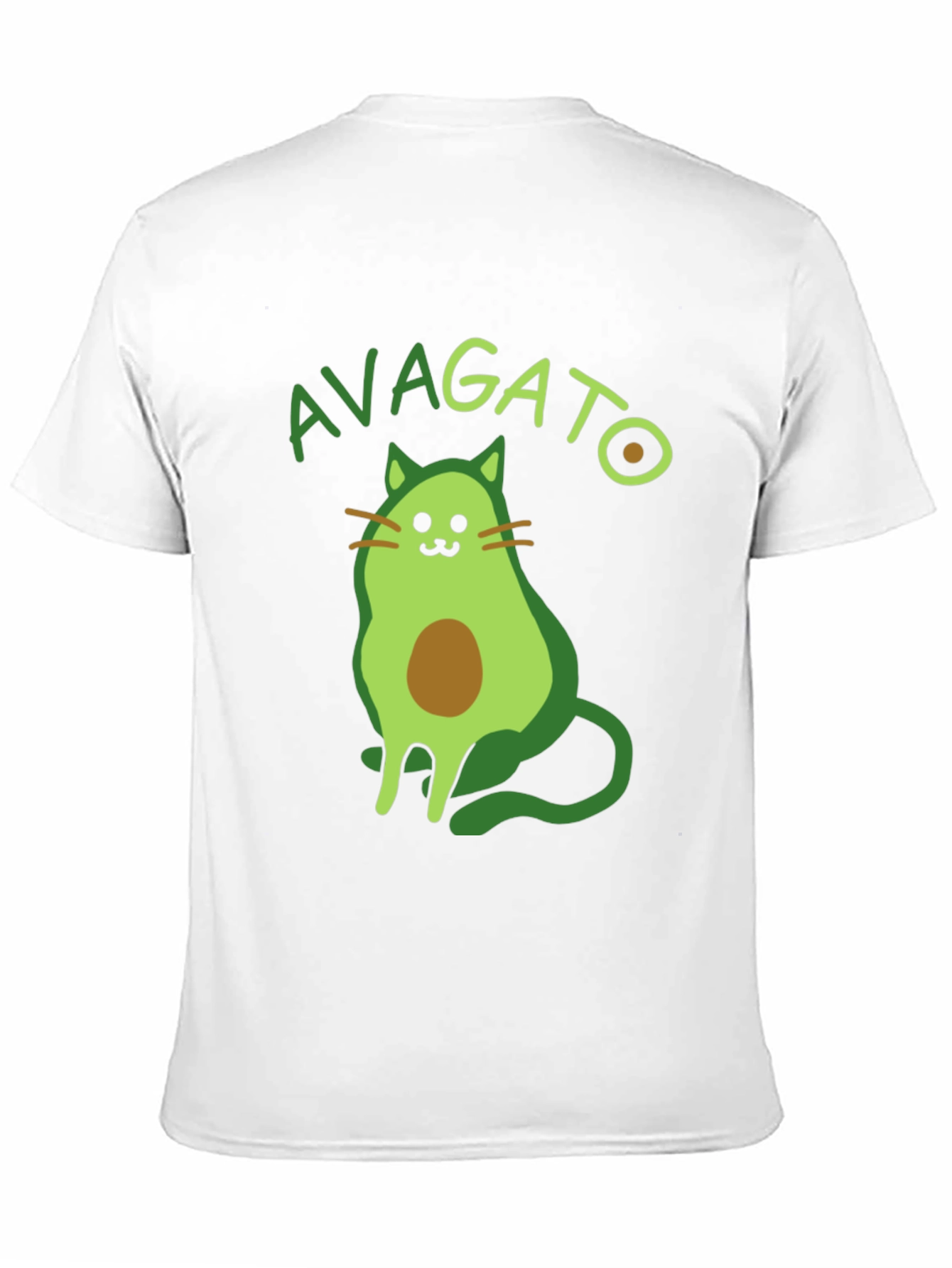 Avagato T-Shirt - Avocado Cat Graphic Tee