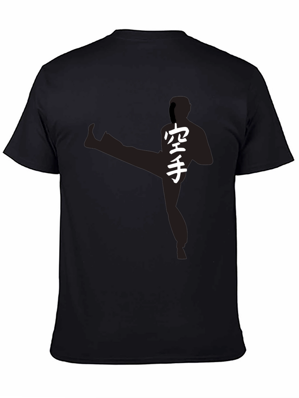 Karate Silhouette Graphic Tee - Martial Arts Style