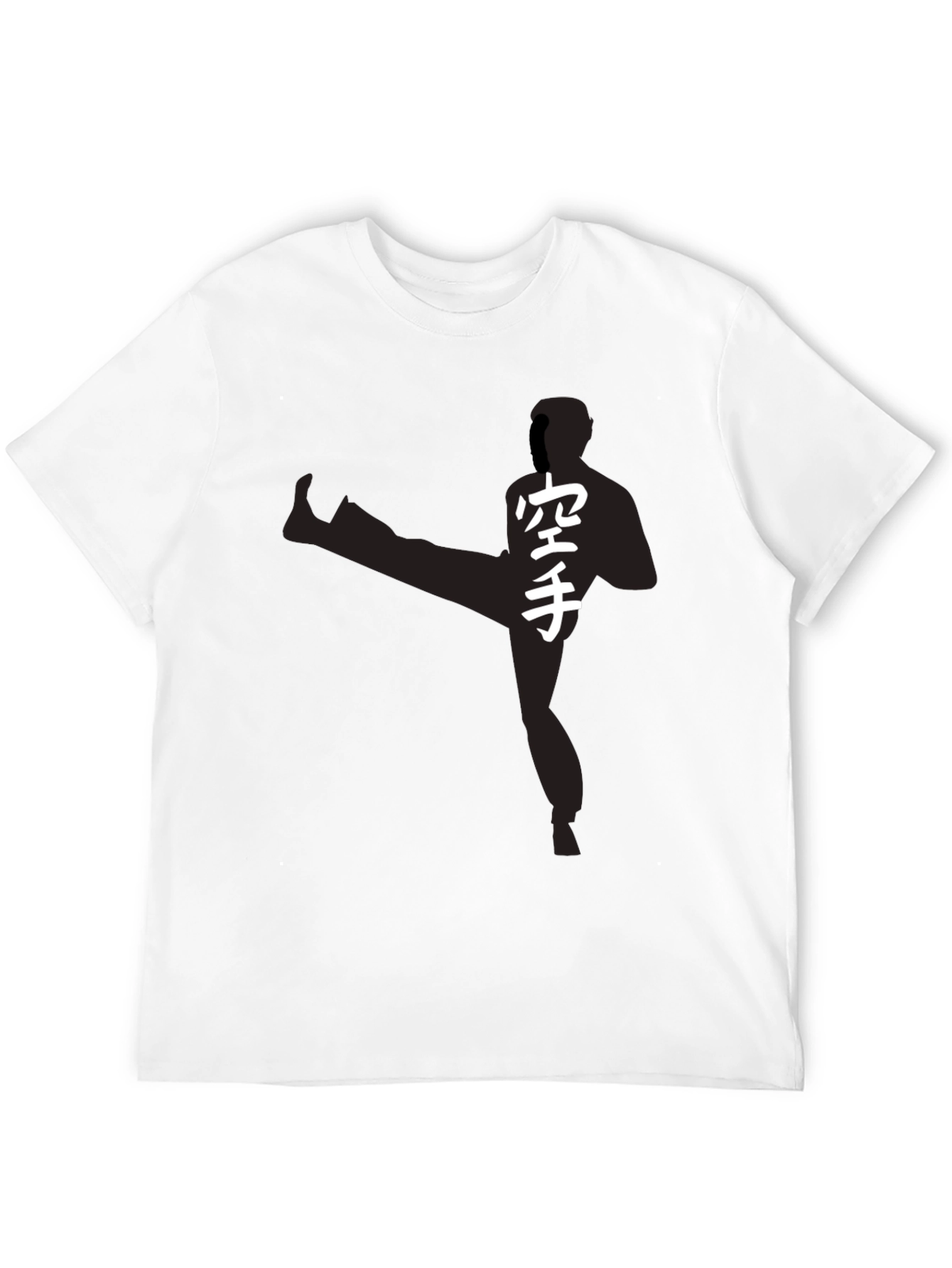 Karate Silhouette Graphic Tee - Martial Arts Style