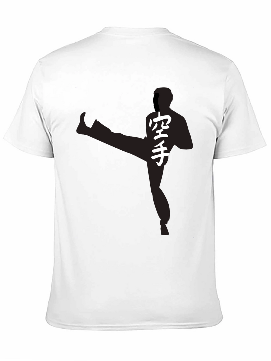 Karate Silhouette Graphic Tee - Martial Arts Style