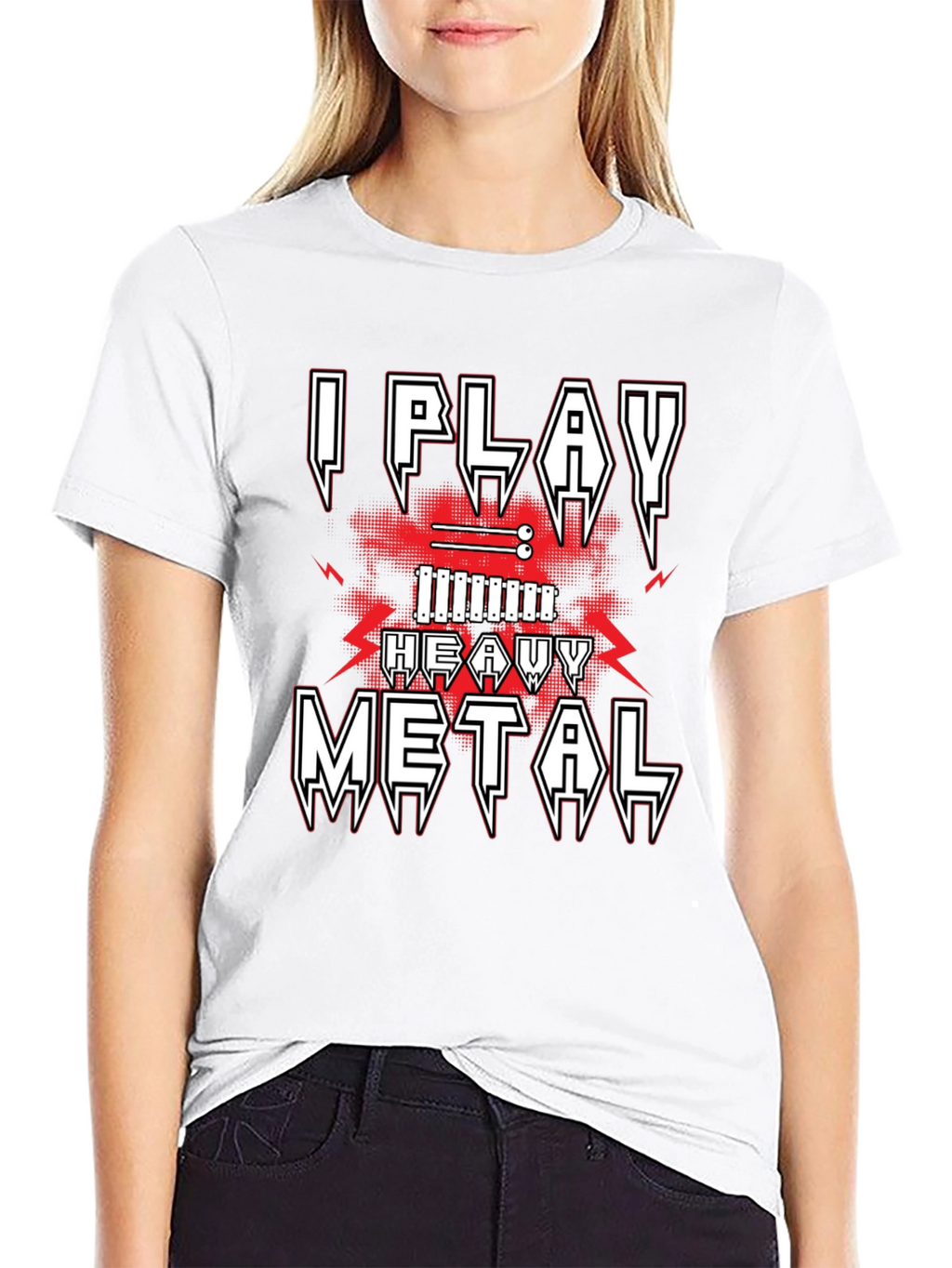 I Play Heavy Metal T-Shirt - Musician Tee