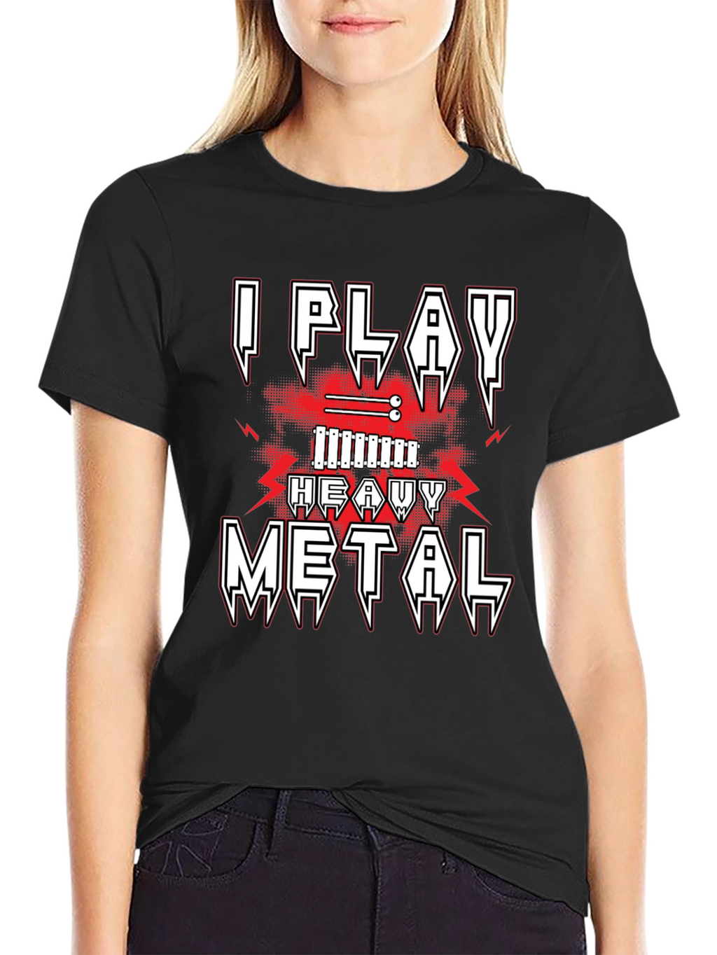 I Play Heavy Metal T-Shirt - Musician Tee