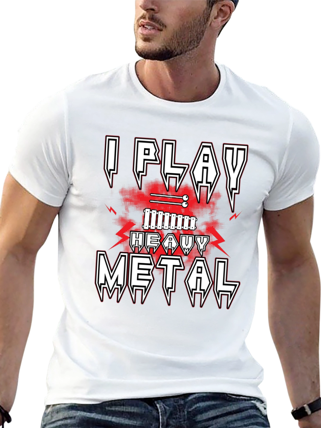 I Play Heavy Metal T-Shirt - Musician Tee