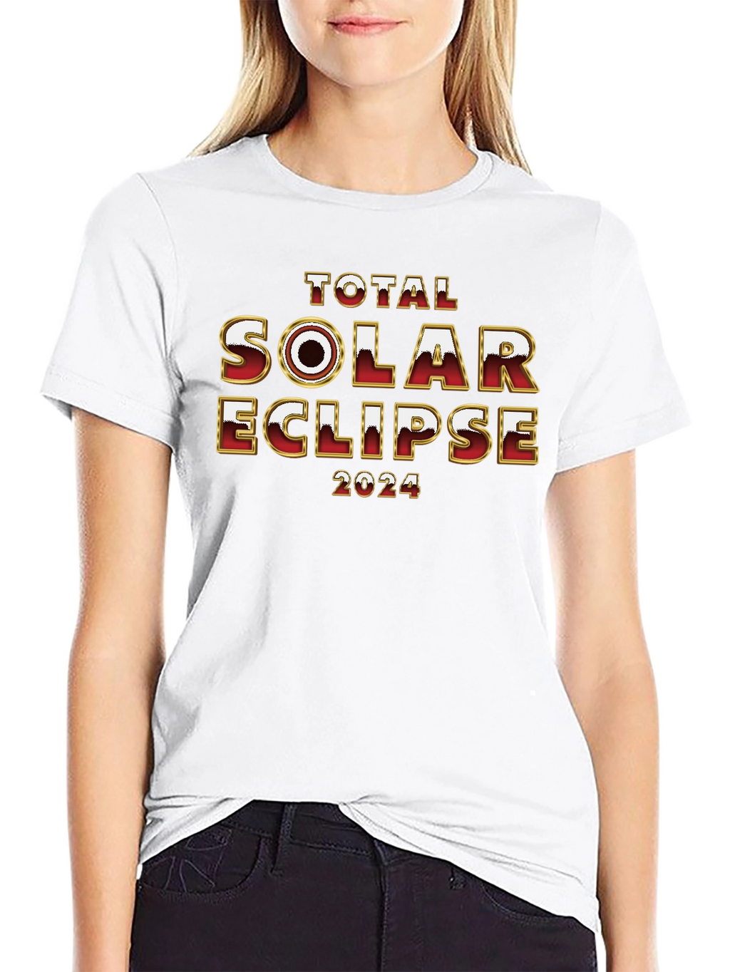 Total Solar Eclipse 2024 T-Shirt - Event Souvenir