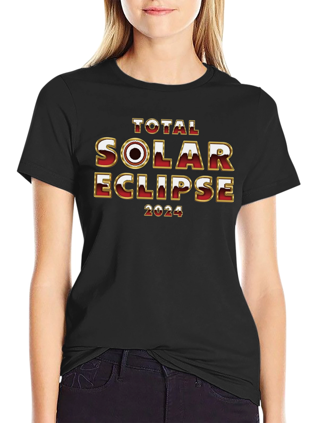 Total Solar Eclipse 2024 T-Shirt - Event Souvenir