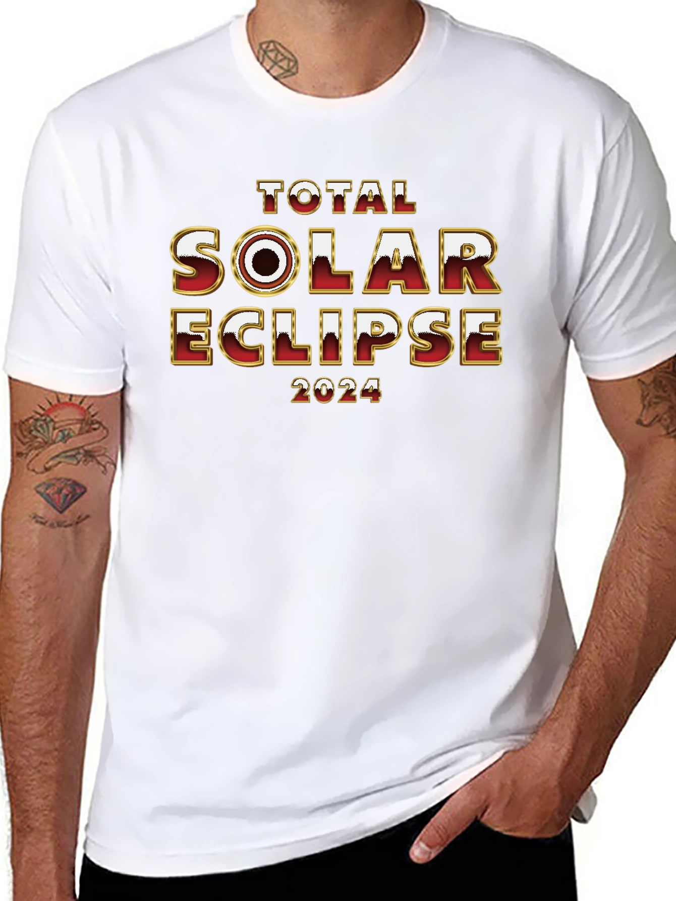 Total Solar Eclipse 2024 T-Shirt - Event Souvenir