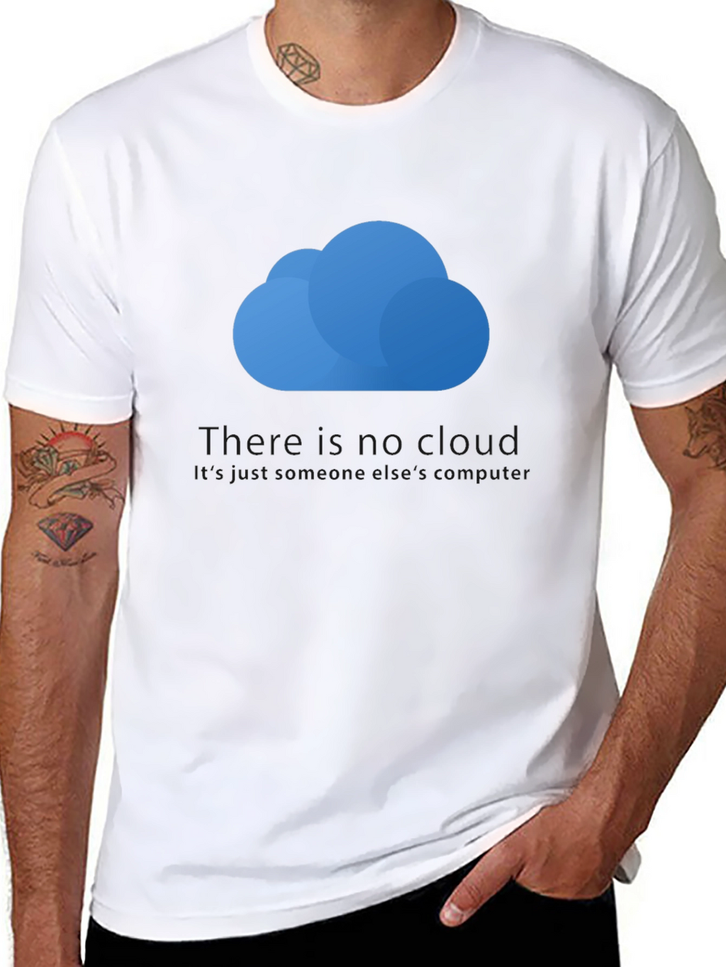Cloud Computer T-Shirt - Tech Geek Style