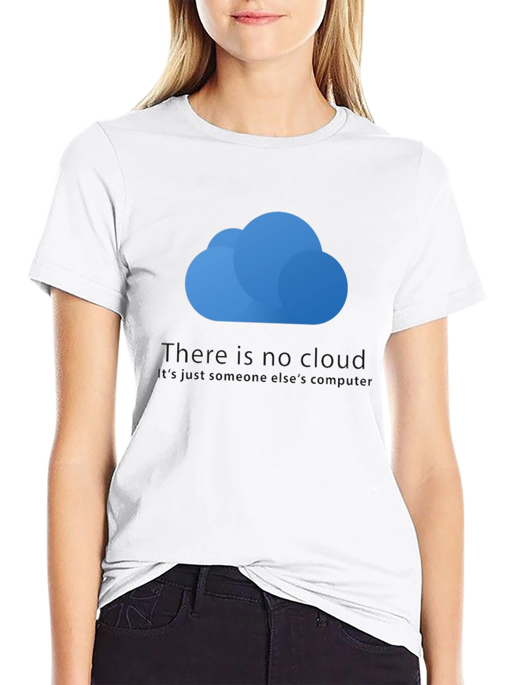 Cloud Computer T-Shirt - Tech Geek Style