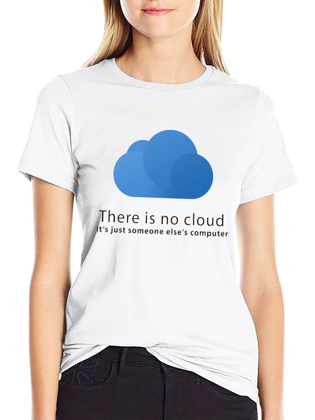 Cloud Computer T-Shirt - Tech Geek Style