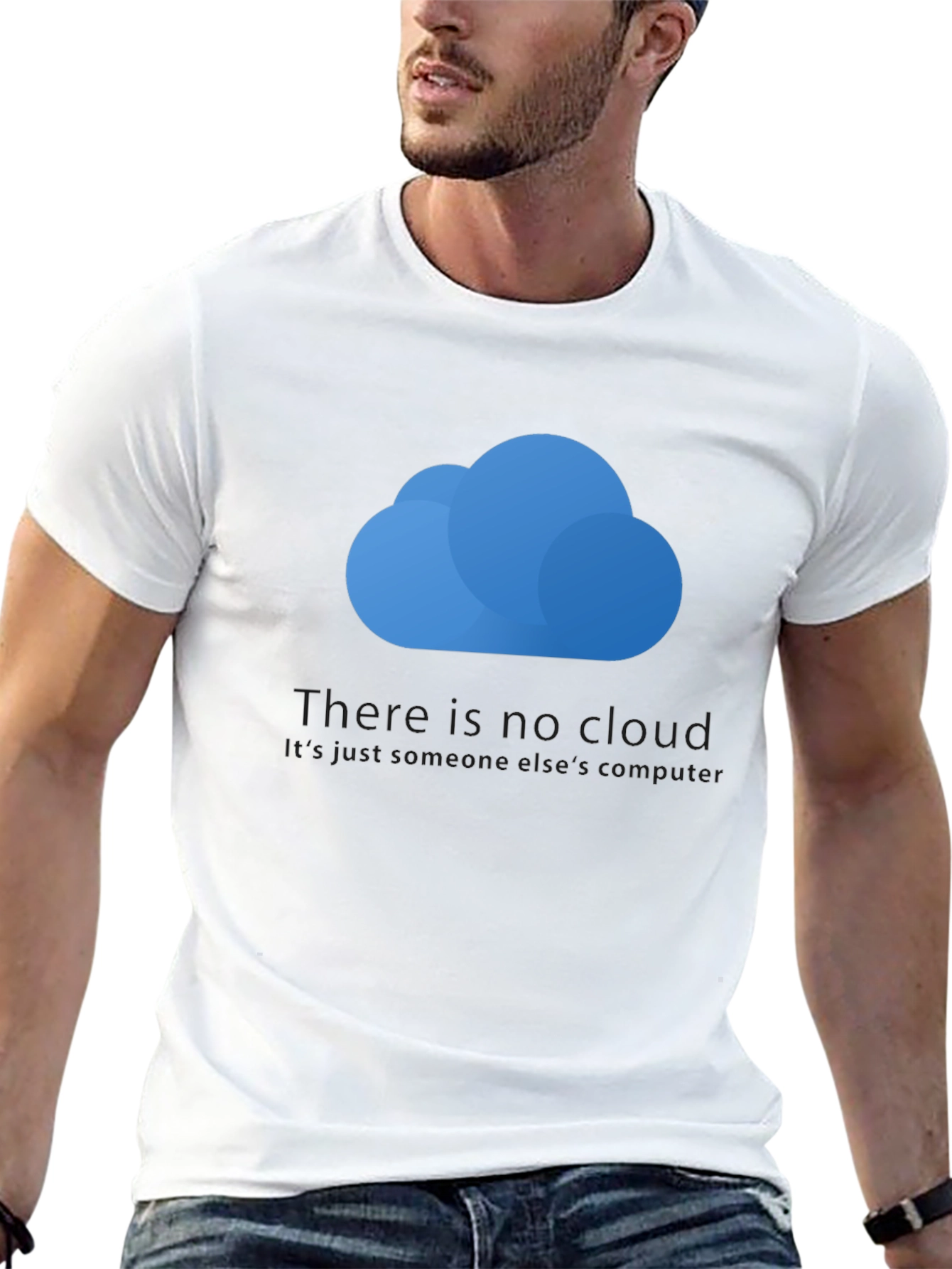 Cloud Computer T-Shirt - Tech Geek Style