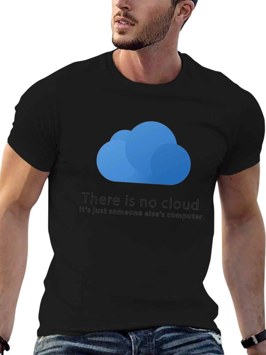 Cloud Computer T-Shirt - Tech Geek Style