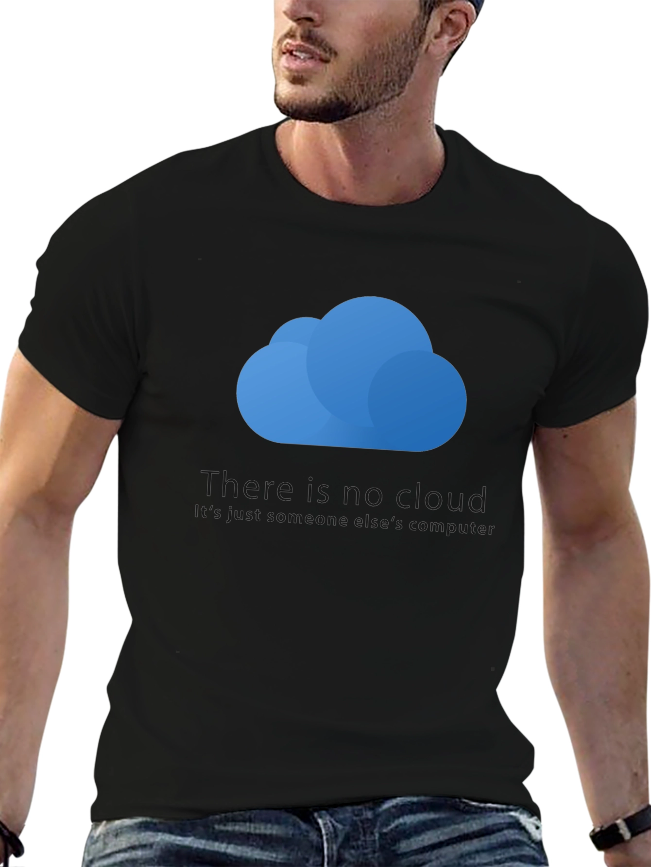 Cloud Computer T-Shirt - Tech Geek Style