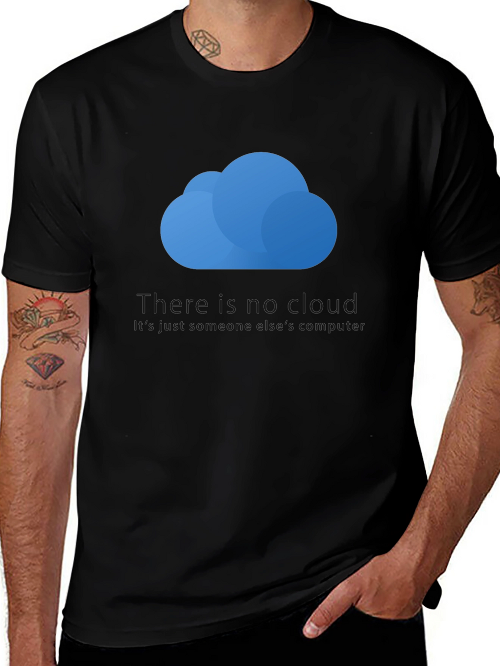 Cloud Computer T-Shirt - Tech Geek Style