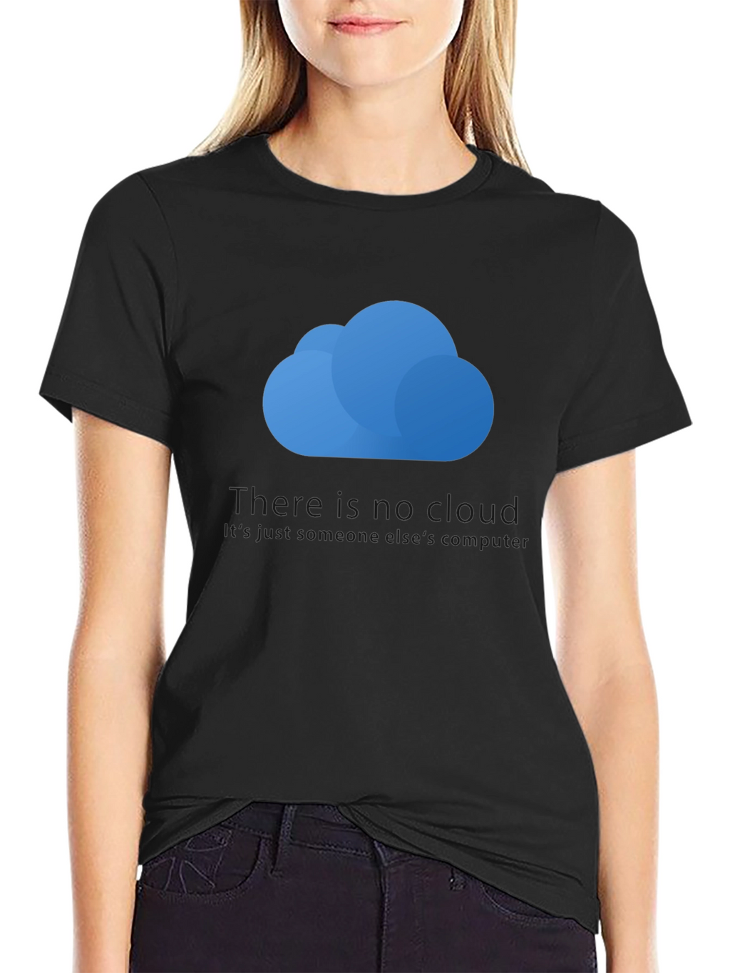 Cloud Computer T-Shirt - Tech Geek Style