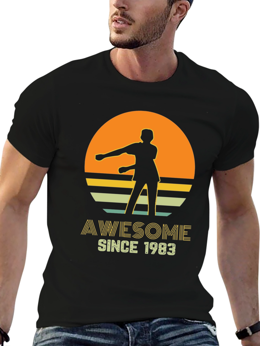 Awesome Since 1983 Retro Style T-Shirt