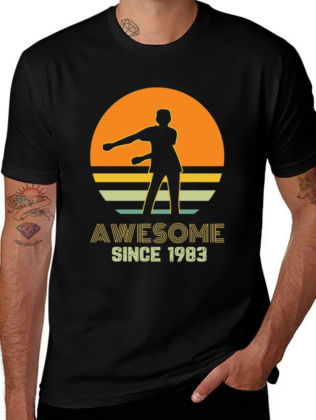 Awesome Since 1983 Retro Style T-Shirt